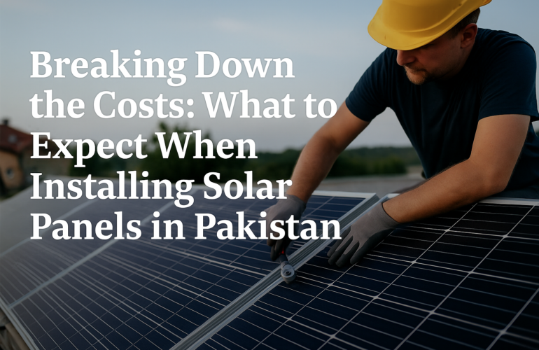 Breaking Down the Costs: What to Expect When Installing Solar Panels in Pakistan