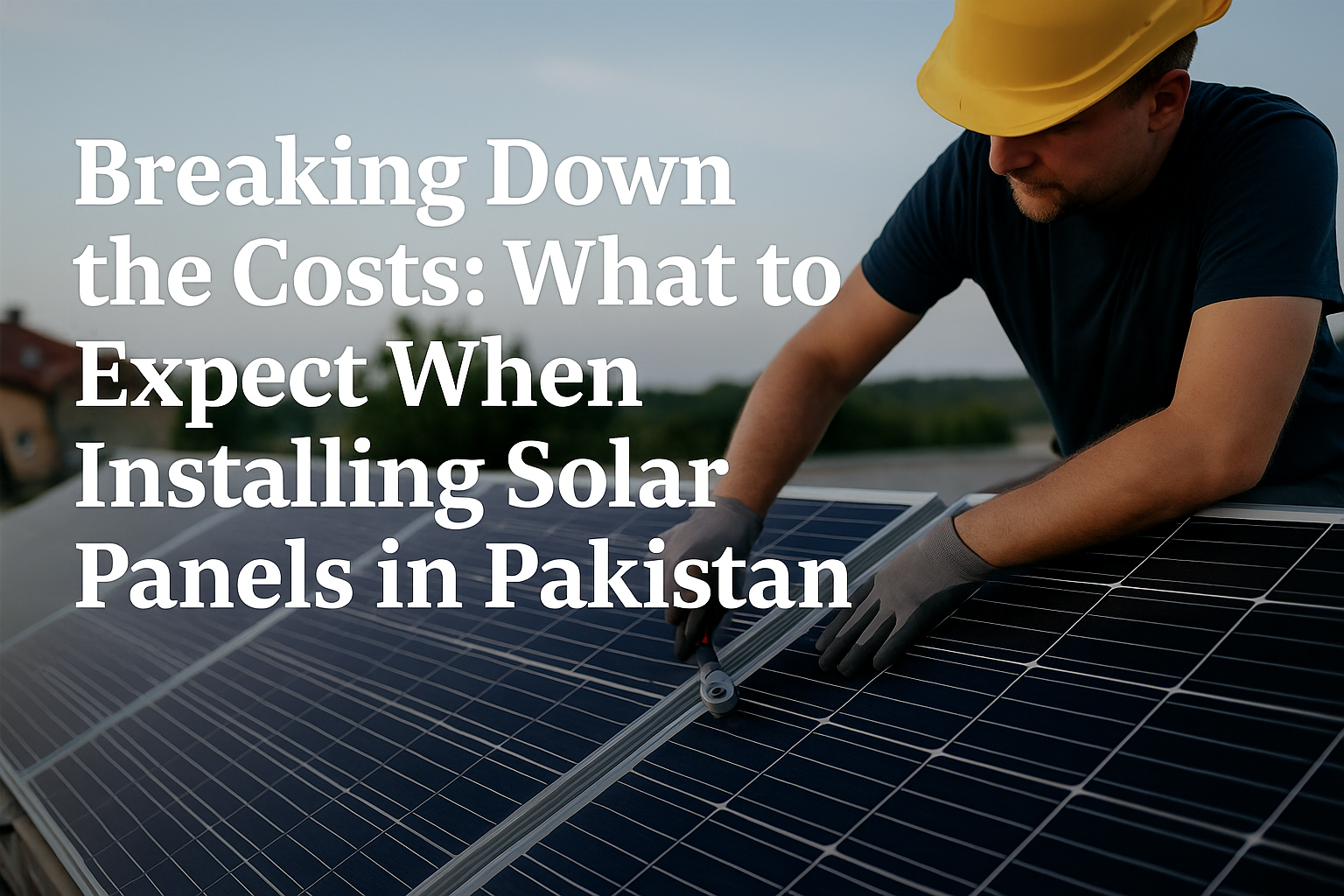 Breaking Down the Costs: What to Expect When Installing Solar Panels in Pakistan