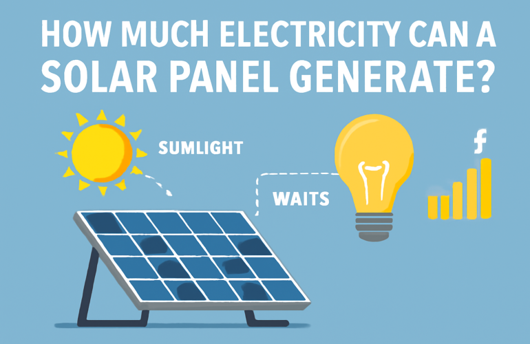 How Much Electricity Can a Solar Panel Generate?