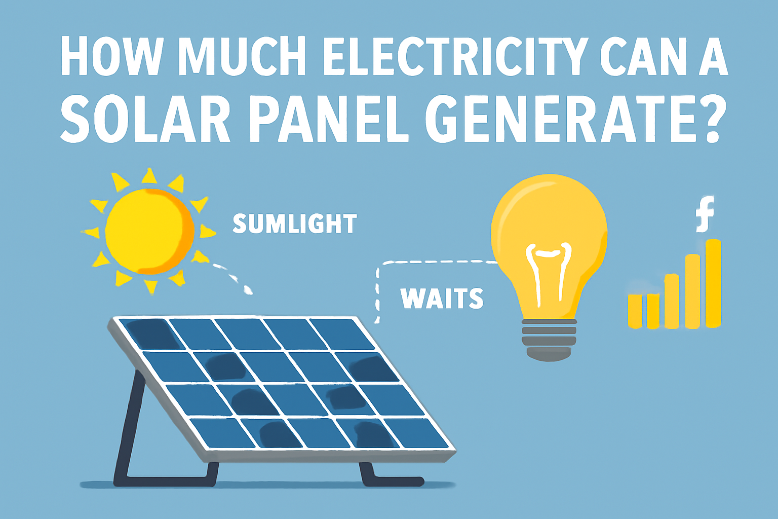 How Much Electricity Can a Solar Panel Generate?
