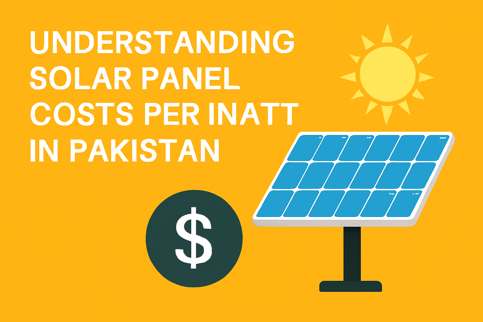 Understanding Solar Panel Costs Per Watt in Pakistan